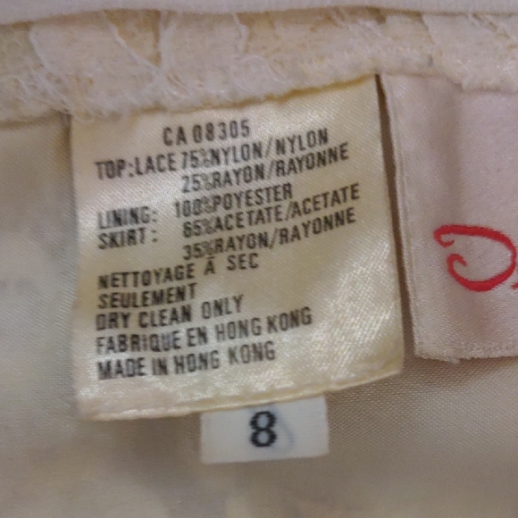 Vintage Miss O by Oscar de la Renta Lace & Velvet Dress Size Small - Picture 11 of 13